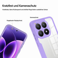 360° Grad Hülle für Xiaomi 17 Rundum vollschutz Integriertem Displayschutz in Lila