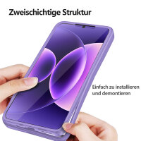 360° Grad Hülle für Xiaomi 17 Rundum vollschutz Integriertem Displayschutz in Lila