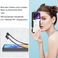 360° Grad Hülle für Xiaomi 17 Pro Rundum vollschutz Integriertem Displayschutz in Schwarz