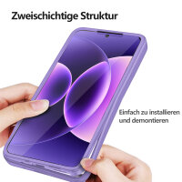 360° Grad Hülle für Xiaomi 17 Pro Rundum vollschutz Integriertem Displayschutz in Lila