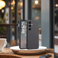 Hülle für Samsung Galaxy S25 FE Handyhülle Back Cover Silikon Case Bumper in Schwarz