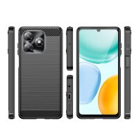 Carbon Hülle für Honer X5C / Honer X5C Plus Handyhülle Backcover TPU Silikon Bumper