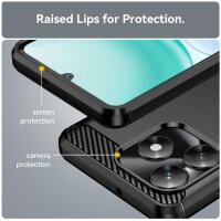 Carbon Hülle für Honer X5C / Honer X5C Plus Handyhülle Backcover TPU Silikon Bumper