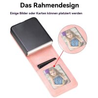 Hülle für Samsung Galaxy Z Flip 7 - Handyhülle Schutzhülle Flip Case Etui TPU Rosa