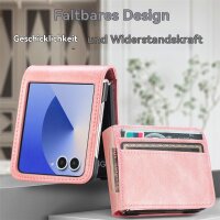Hülle für Samsung Galaxy Z Flip 7 - Handyhülle Schutzhülle Flip Case Etui TPU Rosa