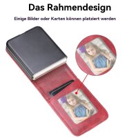 Hülle für Samsung Galaxy Z Flip 7 - Handyhülle Schutzhülle Flip Case Etui TPU Weinrot