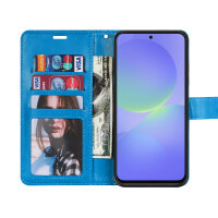 Hülle für Samsung Galaxy A36/ A56 Handy Tasche Case Schutzhülle Schale Etui BF Mandala Blau