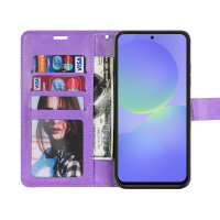 Hülle für Samsung Galaxy A36/ A56 Handy Tasche Case Schutzhülle Schale Etui BF Mandala Lila