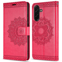 Hülle für Samsung Galaxy A36/ A56 Handy Tasche Case Schutzhülle Schale Etui BF Mandala Rot