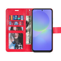 Hülle für Samsung Galaxy A36/ A56 Handy Tasche Case Schutzhülle Schale Etui BF Mandala Rot