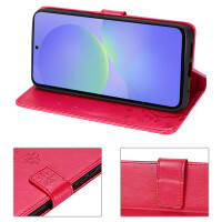 Hülle für Samsung Galaxy A36/ A56 Handy Tasche Case Schutzhülle Schale Etui BF Flower Pink