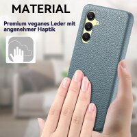 Hülle Handyhülle Stoßfeste Handy Tasche Ultra-Dünn Case Leder Bumper für Samsung Galaxy A26 Blau