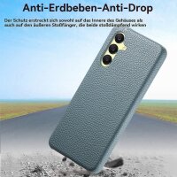 Hülle Handyhülle Stoßfeste Handy Tasche Ultra-Dünn Case Leder Bumper für Samsung Galaxy A26 Blau