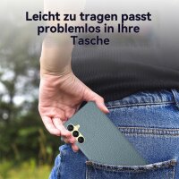 Hülle Handyhülle Stoßfeste Handy Tasche Ultra-Dünn Case Leder Bumper für Samsung Galaxy A26 Blau