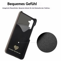 Hülle Handyhülle Stoßfeste Handy Tasche Ultra-Dünn Case Leder Bumper für Samsung Galaxy A26 Grau