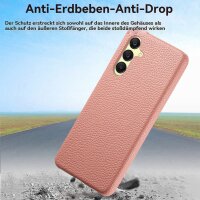 Hülle Handyhülle Stoßfeste Handy Tasche Ultra-Dünn Case Leder Bumper für Samsung Galaxy A26 Rosa