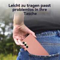 Hülle Handyhülle Stoßfeste Handy Tasche Ultra-Dünn Case Leder Bumper für Samsung Galaxy A26 Rosa