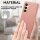 Hülle Handyhülle Stoßfeste Handy Tasche Ultra-Dünn Case Leder Bumper für Samsung Galaxy A26 Rosa