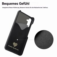 Hülle Handyhülle Stoßfeste Handy Tasche Ultra-Dünn Case Leder Bumper für Samsung Galaxy A26 Schwarz