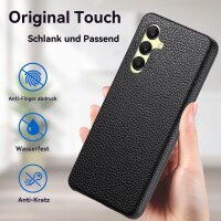 Hülle Handyhülle Stoßfeste Handy Tasche Ultra-Dünn Case Leder Bumper für Samsung Galaxy A26 Schwarz