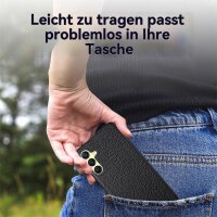 Hülle Handyhülle Stoßfeste Handy Tasche Ultra-Dünn Case Leder Bumper für Samsung Galaxy A26 Schwarz