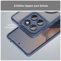 Magsafe Handyhülle für Motorola Edge 60 / Edge 60 Fusion Matt Case Schutzhülle Kratzfest Magnet Hülle Blau