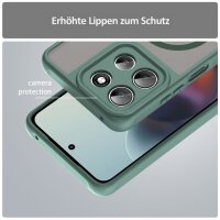 Magsafe Handyhülle für Motorola Moto G56 Matt Case Schutzhülle Kratzfest Magnet Hülle Grün