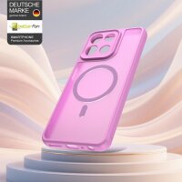 Magsafe Handyhülle für Motorola Moto G56 Matt Case Schutzhülle Kratzfest Magnet Hülle Pink