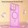 Magsafe Handyhülle für Motorola Moto G56 Matt Case Schutzhülle Kratzfest Magnet Hülle Pink