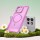Magsafe Handyhülle für Motorola Moto G56 Matt Case Schutzhülle Kratzfest Magnet Hülle Pink