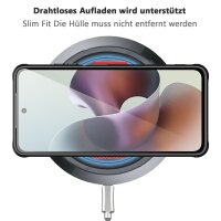 Magsafe Handyhülle für Motorola Moto G56 Matt Case Schutzhülle Kratzfest Magnet Hülle Schwarz