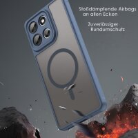 Magsafe Handyhülle für Motorola Moto G86 Matt Case Schutzhülle Kratzfest Magnet Hülle Blau
