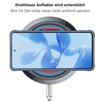 Magsafe Handyhülle für Motorola Moto G86 Matt Case Schutzhülle Kratzfest Magnet Hülle Blau