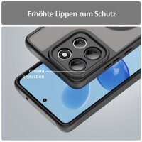 Magsafe Handyhülle für Motorola Moto G86 Matt Case Schutzhülle Kratzfest Magnet Hülle Schwarz