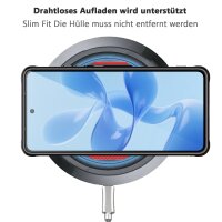 Magsafe Handyhülle für Motorola Moto G86 Matt Case Schutzhülle Kratzfest Magnet Hülle Schwarz