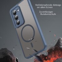 Handyhülle für Xiaomi Redmi 15 Blau Modelle Matt Case Schutzhülle Kratzfest Passgenau