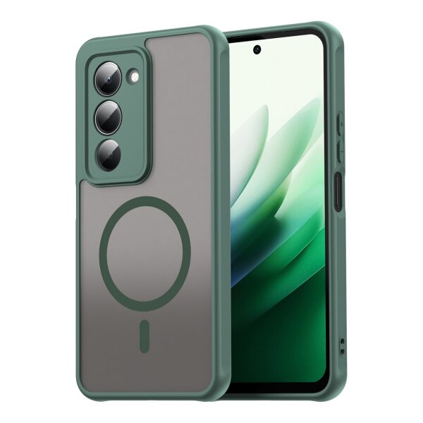 Handyhülle für Xiaomi Redmi 15 Grün Modelle Matt Case Schutzhülle Kratzfest Passgenau
