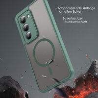 Handyhülle für Xiaomi Redmi 15 Grün Modelle Matt Case Schutzhülle Kratzfest Passgenau