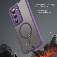 Handyhülle für Xiaomi Redmi 15 Lila Modelle Matt Case Schutzhülle Kratzfest Passgenau