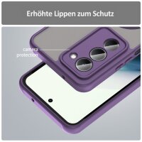 Handyhülle für Xiaomi Redmi 15 Lila Modelle Matt Case Schutzhülle Kratzfest Passgenau