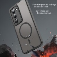 Handyhülle für Xiaomi Redmi 15 Schwarz Modelle Matt Case Schutzhülle Kratzfest Passgenau