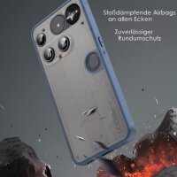 Handyhülle für Nothing Phone 3 Matt Stoßfest Schutzhülle Back cover Blau