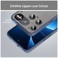 Handyhülle für Nothing Phone 3 Matt Stoßfest Schutzhülle Back cover Blau