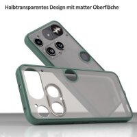 Handyhülle für Nothing Phone 3 Matt Stoßfest Schutzhülle Back cover Grün