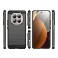 Xiaomi Redmi Note 15 Pro 4G Handy Tasche Carbon Hülle Schutzhülle Back Cover TPU Case Outdoor Bumper