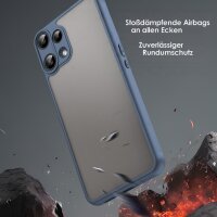 Handyhülle für Nothing Phone 3A Lite Matt Stoßfest Schutzhülle Back cover in Blau