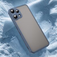 Handyhülle für Nothing Phone 3A Lite Matt Stoßfest Schutzhülle Back cover in Blau