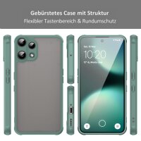 Handyhülle für Nothing Phone 3A Lite Matt Stoßfest Schutzhülle Back cover in Grün