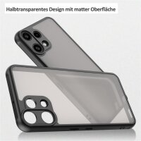 Handyhülle für Nothing Phone 3A Lite Matt Stoßfest Schutzhülle Back cover in Schwarz