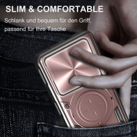 Outdoor Panzer Hülle für ZTE Blade A56 Handyhülle mit Slide Kameraschutz Ringhalter Bumper in Rosegold